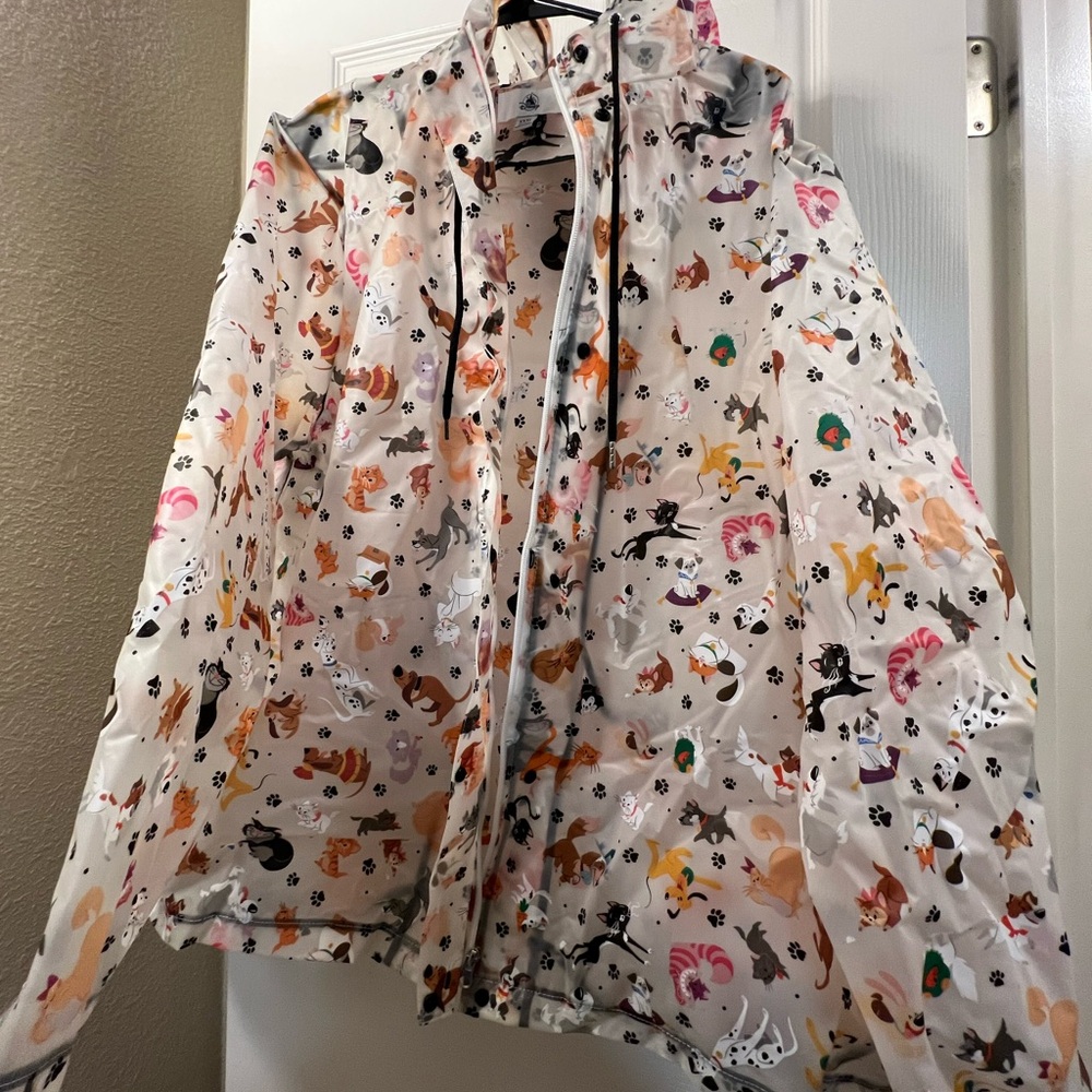Disney rare pets theme rain jacket